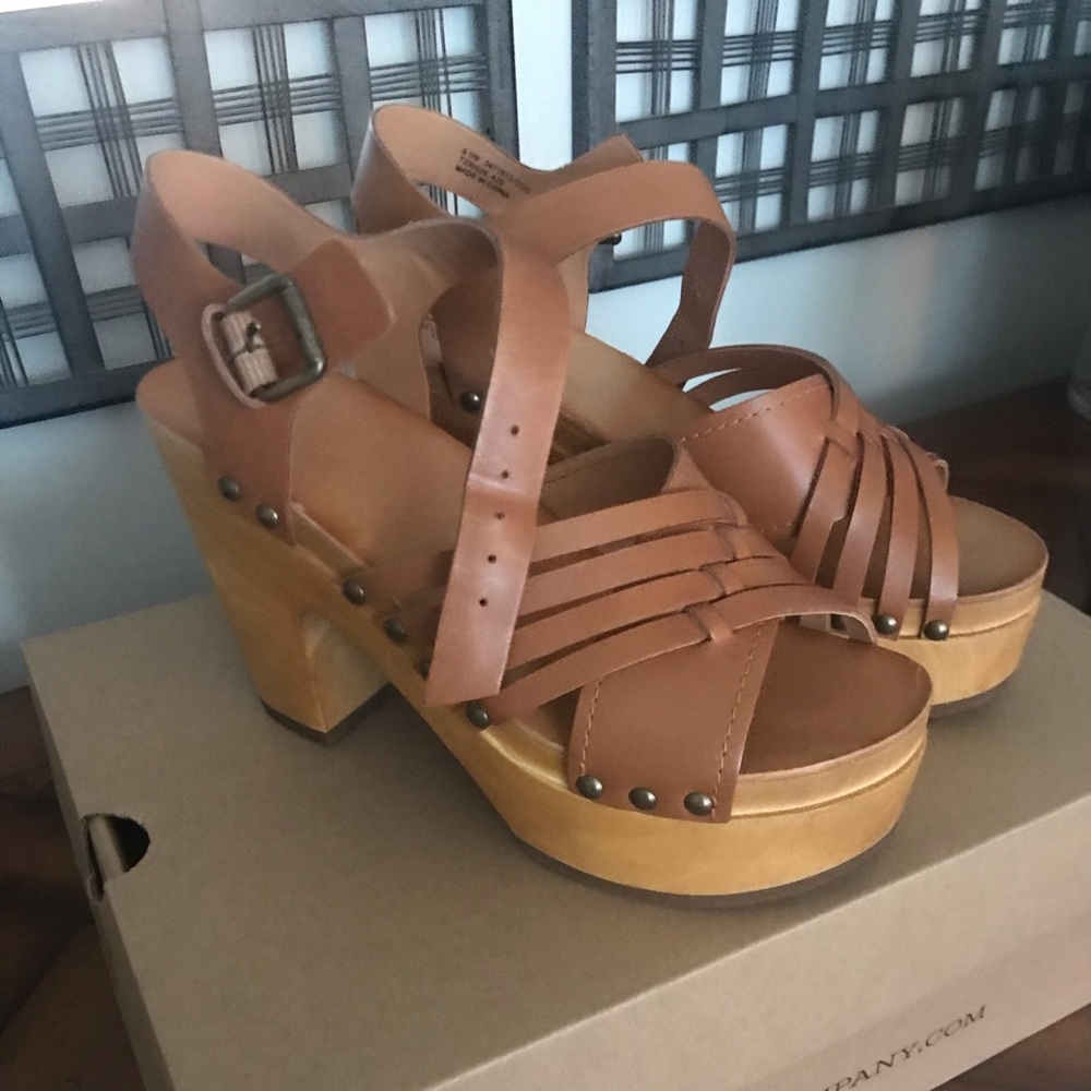 Frye Greta Woven Clog 6.5 size